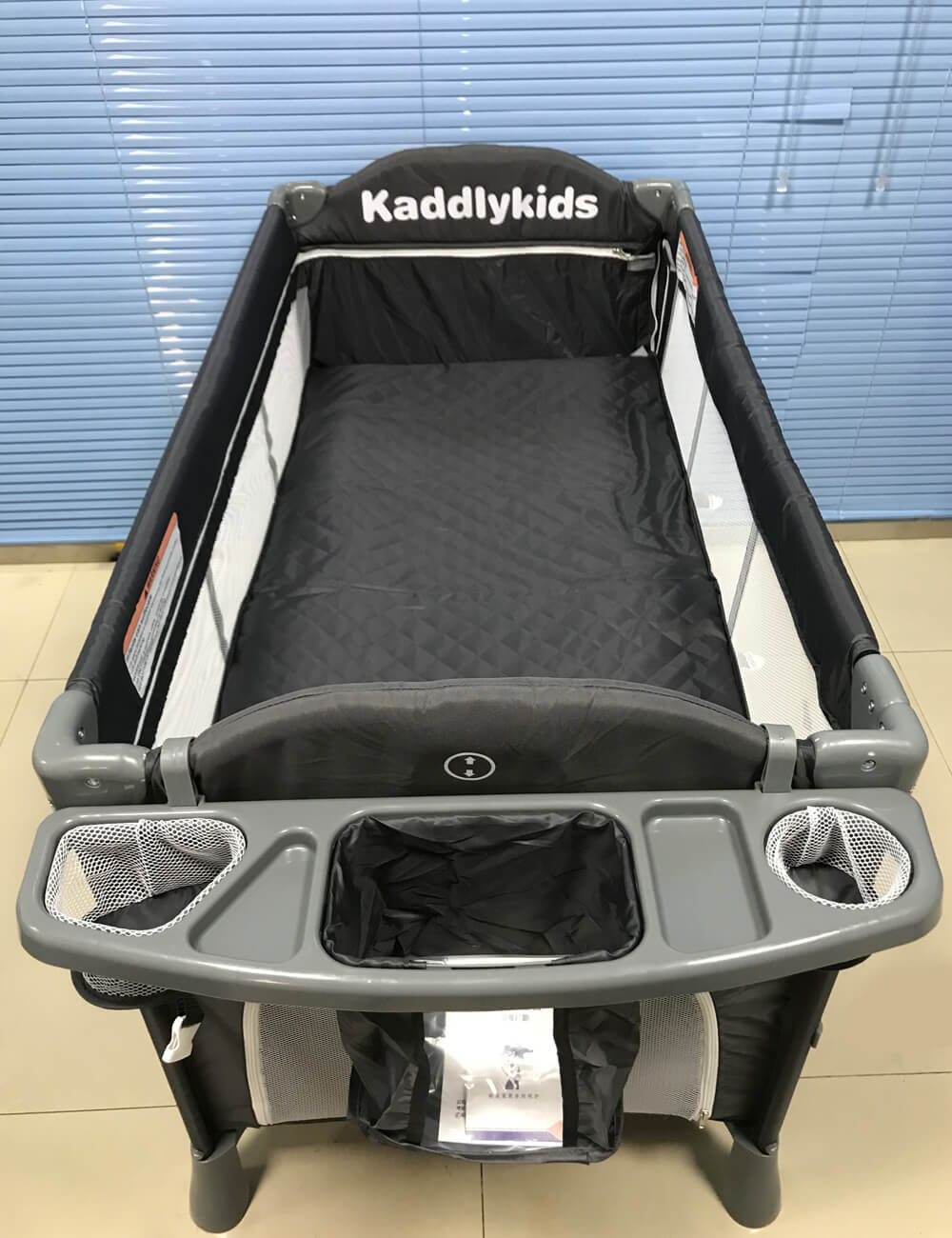 KADDLYKIDS Lightweight Travel Baby Crib & Bassinet | Foldable & Adjustable Bedside Crib