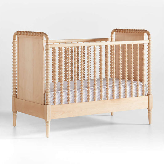 Wood Spindle Convertible Baby Crib